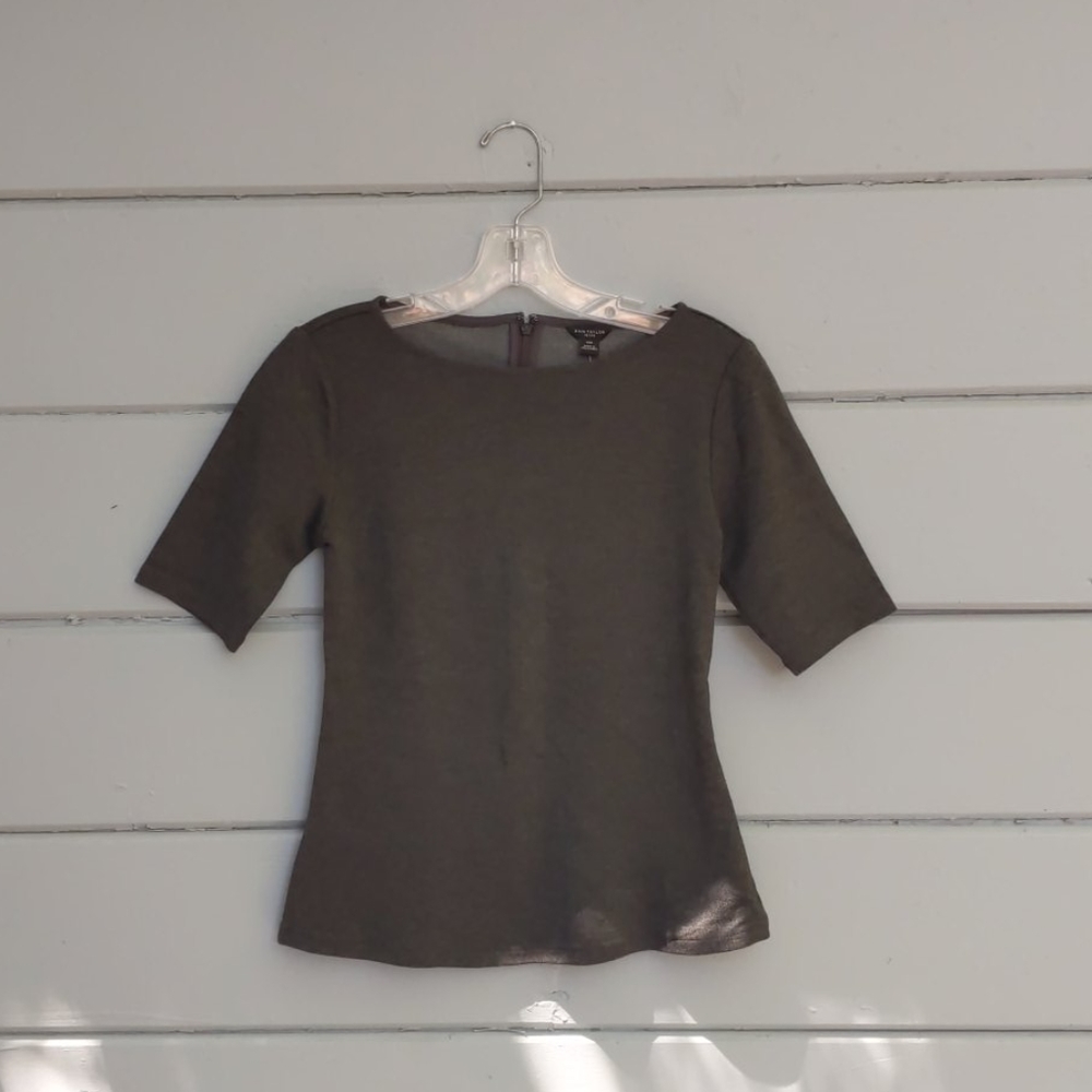 Ann Taylor Charcoal Top